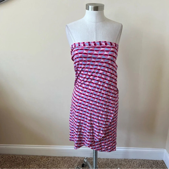 New! Free People Miss Me Convertible Dress Skirt Pink Combo NWT 13665 - Picture 5 of 16